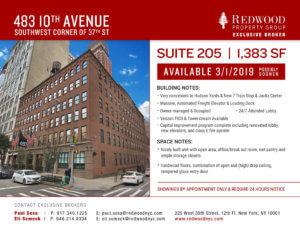 483 10th Avenue, Suite 205 Office Space